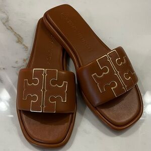 Tory Burch Double T Sport Slide